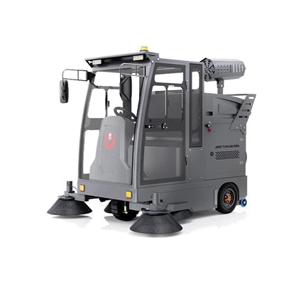 دھند توپ کے ساتھ مکمل طور پر منسلک فرش سویپر