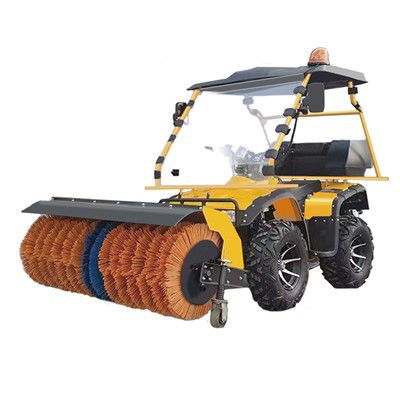 برف کے صاف کرنے والے پر سواری کریں